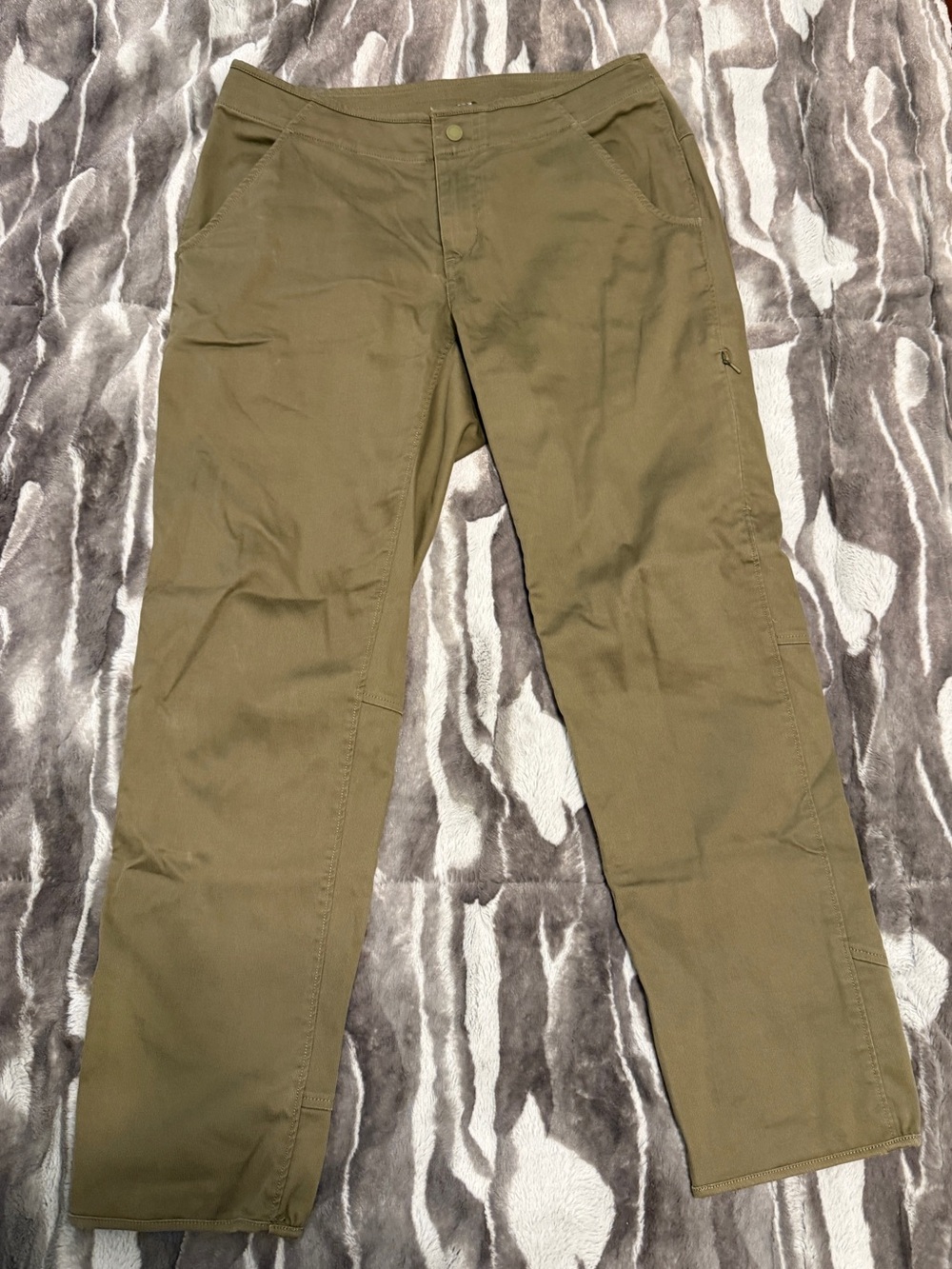 Mountain Hardwear Womens 4 pants kentro cord corduroy Pockets Olive Green